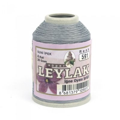 Leylak Suni İpek - İğne Oyası İplikleri - 20 gr - 4 Kat