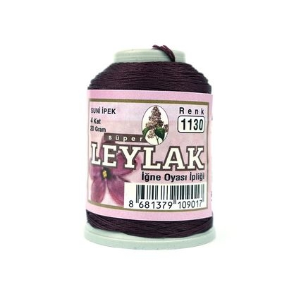 Leylak Suni İpek - İğne Oyası İplikleri - 20 gr - 4 Kat