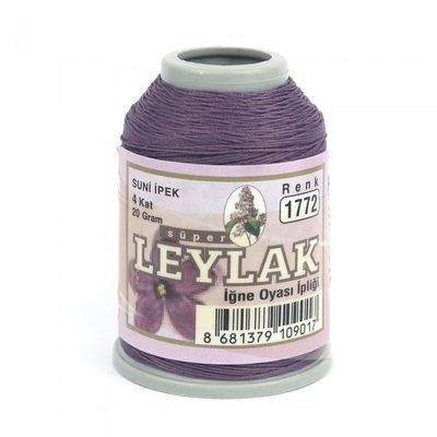 Leylak Suni İpek - İğne Oyası İplikleri - 20 gr - 4 Kat