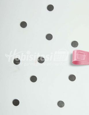 Magnet / Mıknatıs - Siyah - Ç: 17 mm - 10 Adet