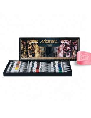 MARİE'S - Marie's Yağlı Boya Seti - Her Tüp 12 ml - 18 renk
