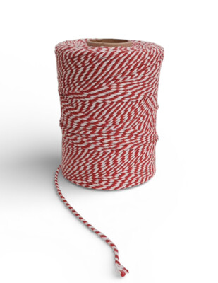  - Marteniçka İpi - Kırmızı - Beyaz - Takribi 200 mt