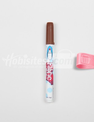 MARVY - Marvy Fabric Marker - Kumaş ve T-Shirt Kalemi - Brown - 2 ml