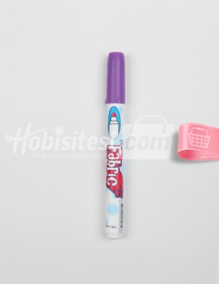 MARVY - Marvy Fabric Marker - Kumaş ve T-Shirt Kalemi - FL Violet - 2 ml