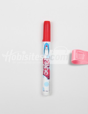 MARVY - Marvy Fabric Marker - Kumaş ve T-Shirt Kalemi - Red - 2 ml