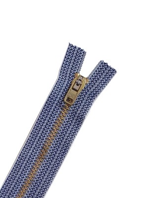  - Metal Dişli Fermuar - 18 cm - Kırçıllı