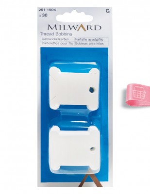 MILWARD - Milward İplik Sarma Kartı - Plastik - 30 Adet