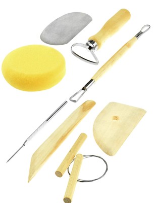  - Pottery Tool Kit, Modelaj Seti - 8 Parça (1)