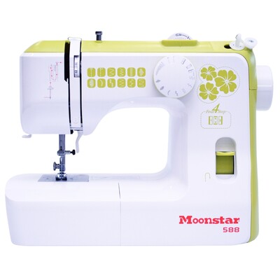 MOONSTAR - Moonstar 588 – 12 Desenli Ev Tipi Düz Dikiş Makinesi (Yeşil)