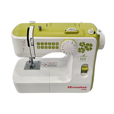 Moonstar 588 – 12 Desenli Ev Tipi Düz Dikiş Makinesi (Yeşil)