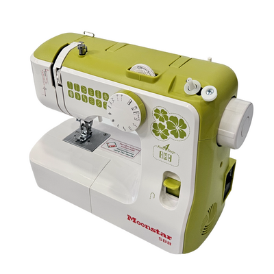 Moonstar 588 – 12 Desenli Ev Tipi Düz Dikiş Makinesi (Yeşil)