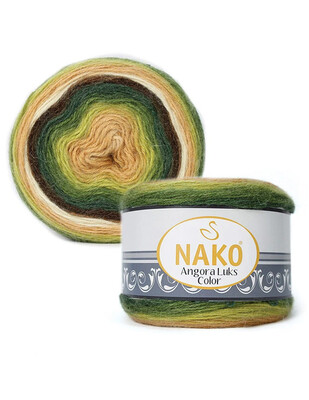 NAKO - Nako Angora Lüks Color El Örgü İplikleri (1)