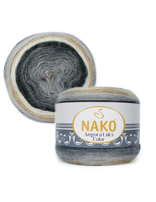 Nako Angora Lüks Color El Örgü İplikleri