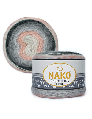 Nako Angora Lüks Color El Örgü İplikleri
