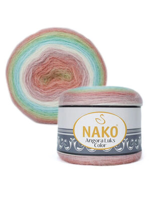 Nako Angora Lüks Color El Örgü İplikleri