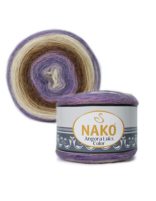Nako Angora Lüks Color El Örgü İplikleri