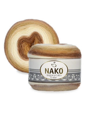 Nako Angora Lüks Color El Örgü İplikleri