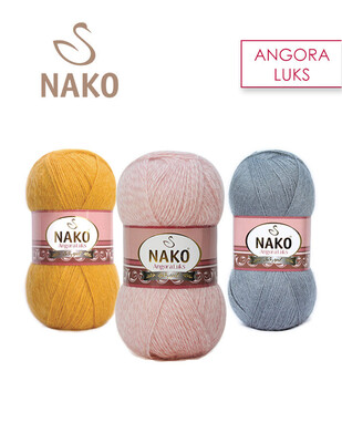 NAKO - Nako Angora Lüks El Örgü İplikleri