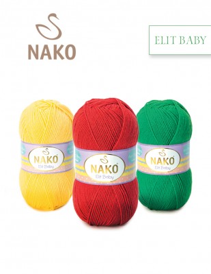 NAKO - Nako Elit Baby El Örgü İplikleri