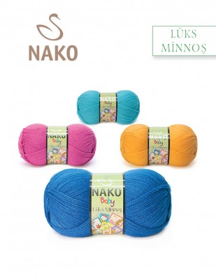 NAKO - Nako Lüks Minnoş El Örgü İplikleri