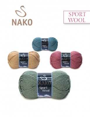NAKO - Nako Sport Wool El Örgü İplikleri