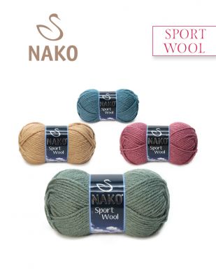Nako Sport Wool Hand Knitting Yarns