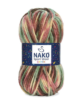 Nako Sport Wool Şenlik El Örgü İplikleri - Thumbnail