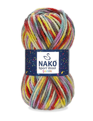 Nako Sport Wool Şenlik El Örgü İplikleri - Thumbnail