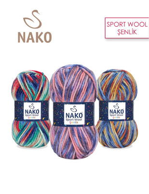  - Nako Sport Wool Şenlik El Örgü İplikleri