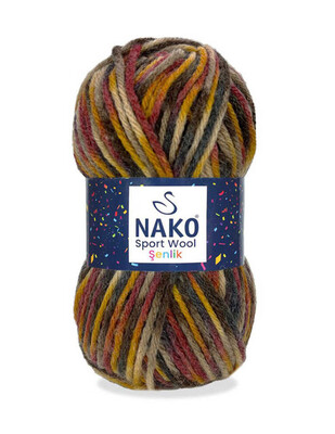 Nako Sport Wool Şenlik El Örgü İplikleri - Thumbnail