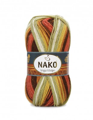 Nako Vega Stripe El Örgü İplikleri - Thumbnail