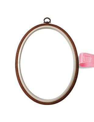 Nurge Kasnak Pano Çerçeve - Oval - 18 x 23 cm - No 4