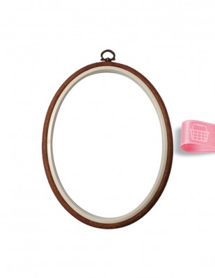 NURGE - Nurge Kasnak Pano Çerçeve - Oval - 22 x 27 cm - No 5