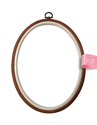 Nurge Kasnak Pano Çerçeve - Oval - 22 x 27 cm - No 5