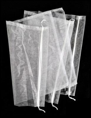  - Organze Tül Kese - Beyaz - 30x40 cm - 3 Adet (1)