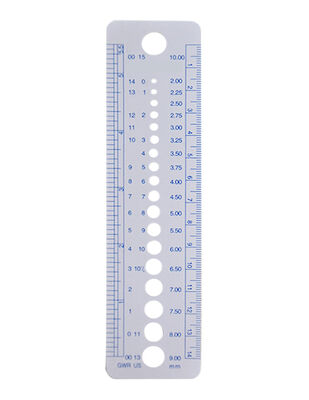 Örgü Şişleri Ölçüm Cetveli, Şiş Numaralarını Bulmak Çok Kolay