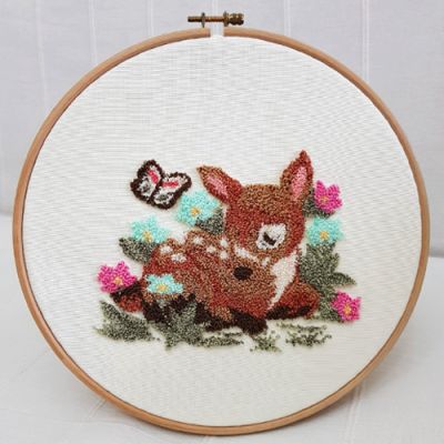 Panç Nakış Seti - 25 x 25 cm - Bambi