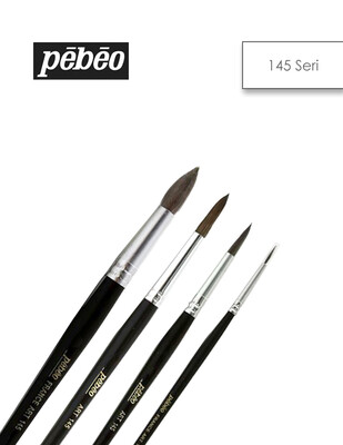 PEBEO - Pebeo 145 Seri Çok Amaçlı Fırçalar - Midilli Kıllı, Sulu Boya