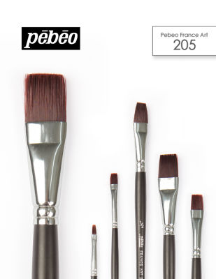 Pebeo 205 Seri Çok Amaçlı Fırçalar - Düz Kesik Fırçalar