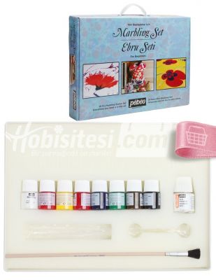 Pebeo Ebru Başlangıç Seti - 28 parça / Set