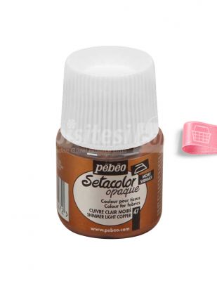 Pebeo Setacolor - Kumaş Boyası - Metalik Renkler - 45 ml