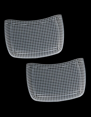  - Plastik Kanvas - 3D, Çanta - 30 x 25 cm