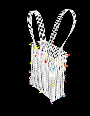 Plastik Kanvas - Kendinden Saplı, Çanta - 20 x 24 cm