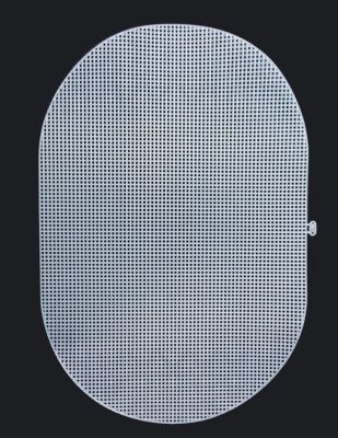 Plastik Kanvas - Oval - 46 x 30 cm