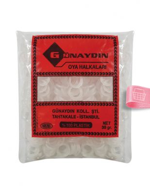 Plastik Oya Halkaları - Çap: 1 cm - 30 gr