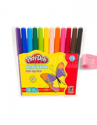 PLAY-DOH - Play Doh Keçeli Kalem Seti - 12 Renk