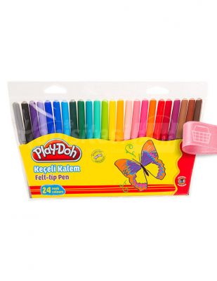 Play Doh Keçeli Kalem Seti - 24 Renk