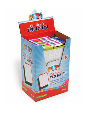 Puti Yazı Tahtası - Çift Taraflı - 18 x 27 cm