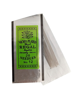 REGAL - Regal Boncuk İğnesi - No : 12 - 4 cm - 15 Adet / Paket