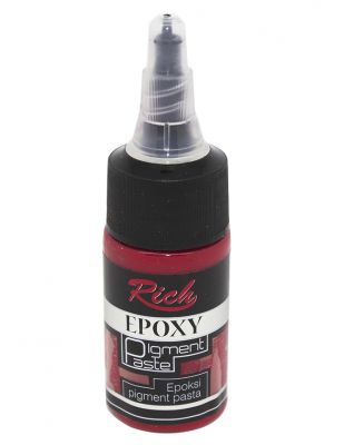 Rich Epoksi Pigment Paste - 20 cc - 11368 Bayrak Kırmızı